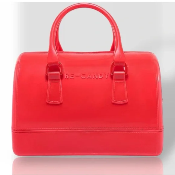 Furla🪢 NWT RE-CANDY Bag in Grenadine - Picture 2 of 4